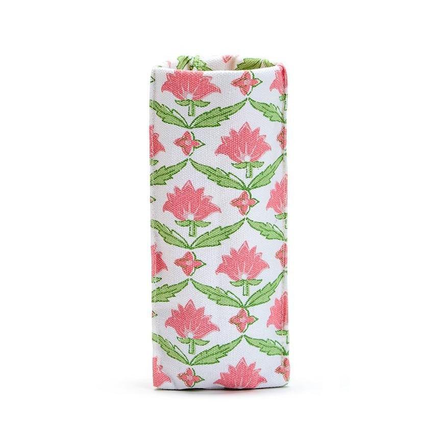 “Looking Good” Floral Block Print Eyeglass Holder