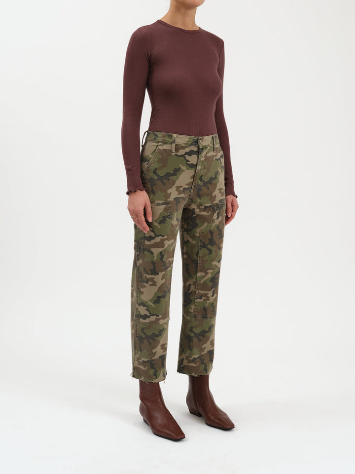 Sundaze Carpenter Crop Jean in Hideaway