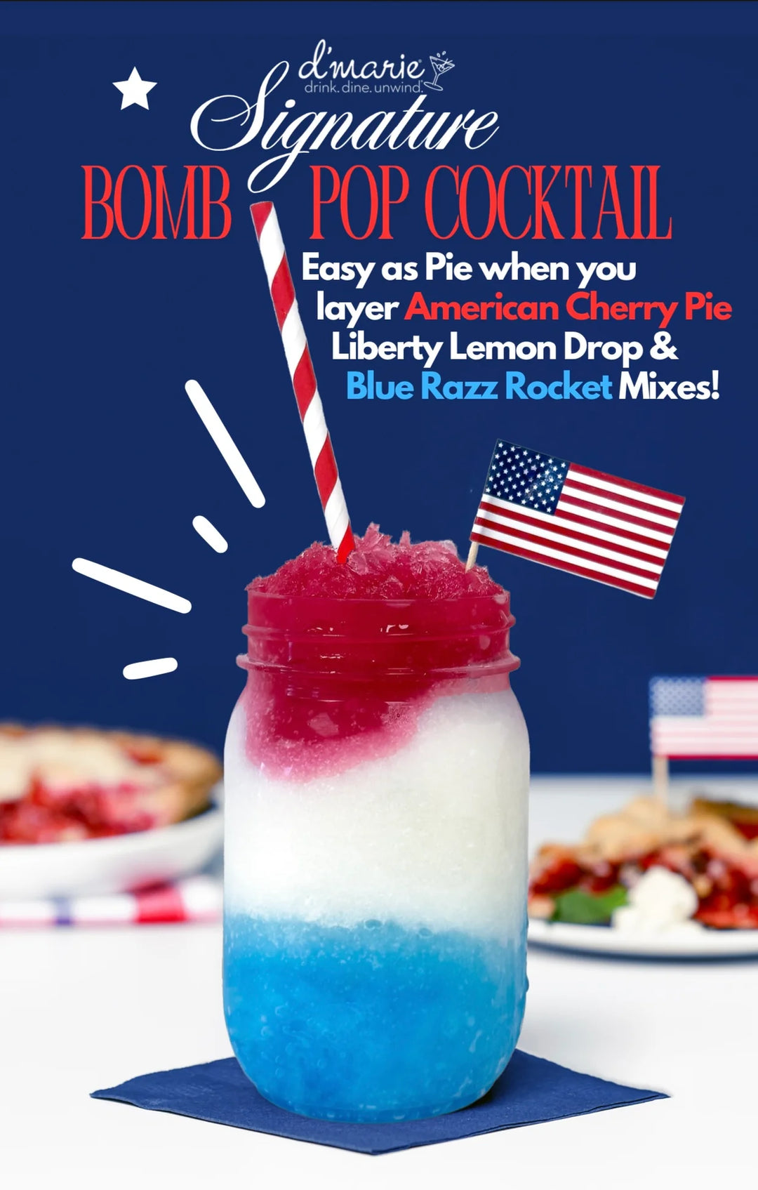 American Cherry Pie - Ready-To-Freeze Cocktail Mix