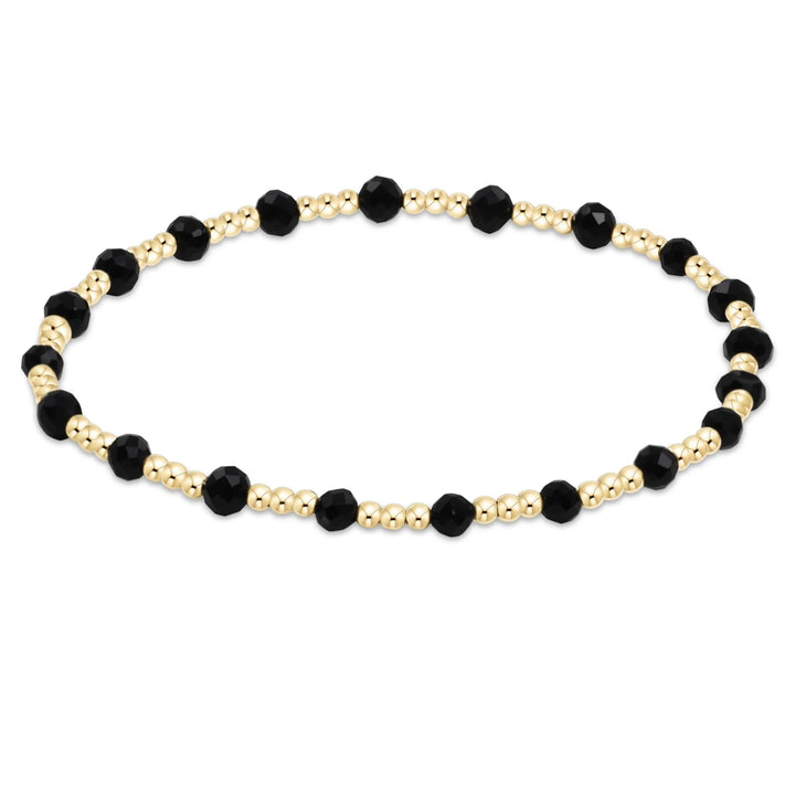 Enewton Gemstone Gold Sincerity Pattern 3mm Bead Bracelet