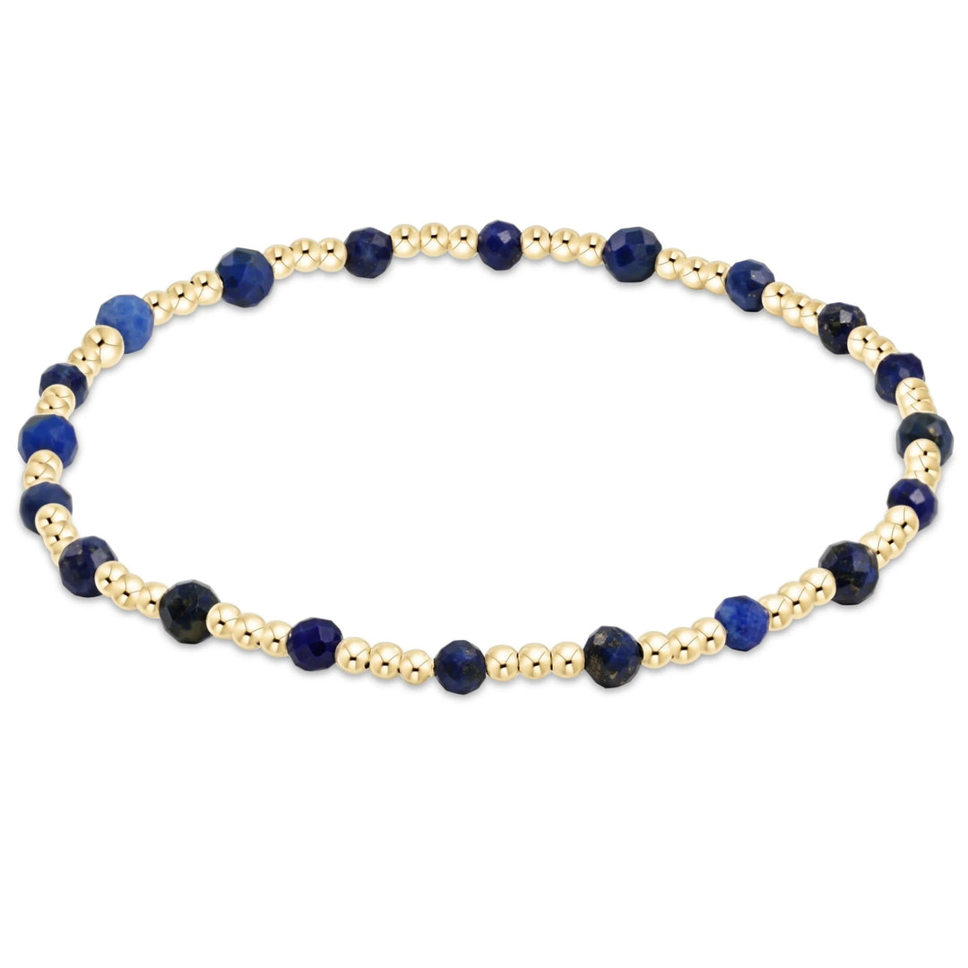 Enewton Gemstone Gold Sincerity Pattern 3mm Bead Bracelet