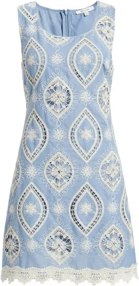 Light Blue Eyelet Dress