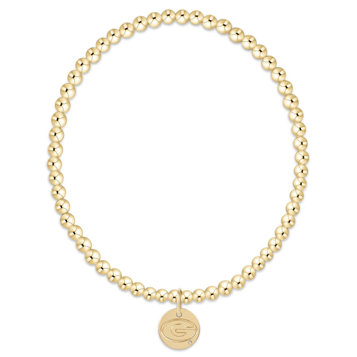Enewton Ecollegiate Classic Gold 3MM Bracelet - UGA