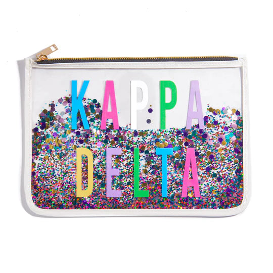 Greek Confetti Multi Color Cosmetic Bag