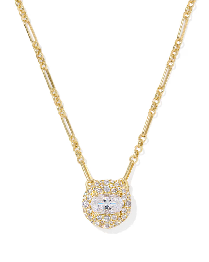 Bella Gold Short Pendant Necklace