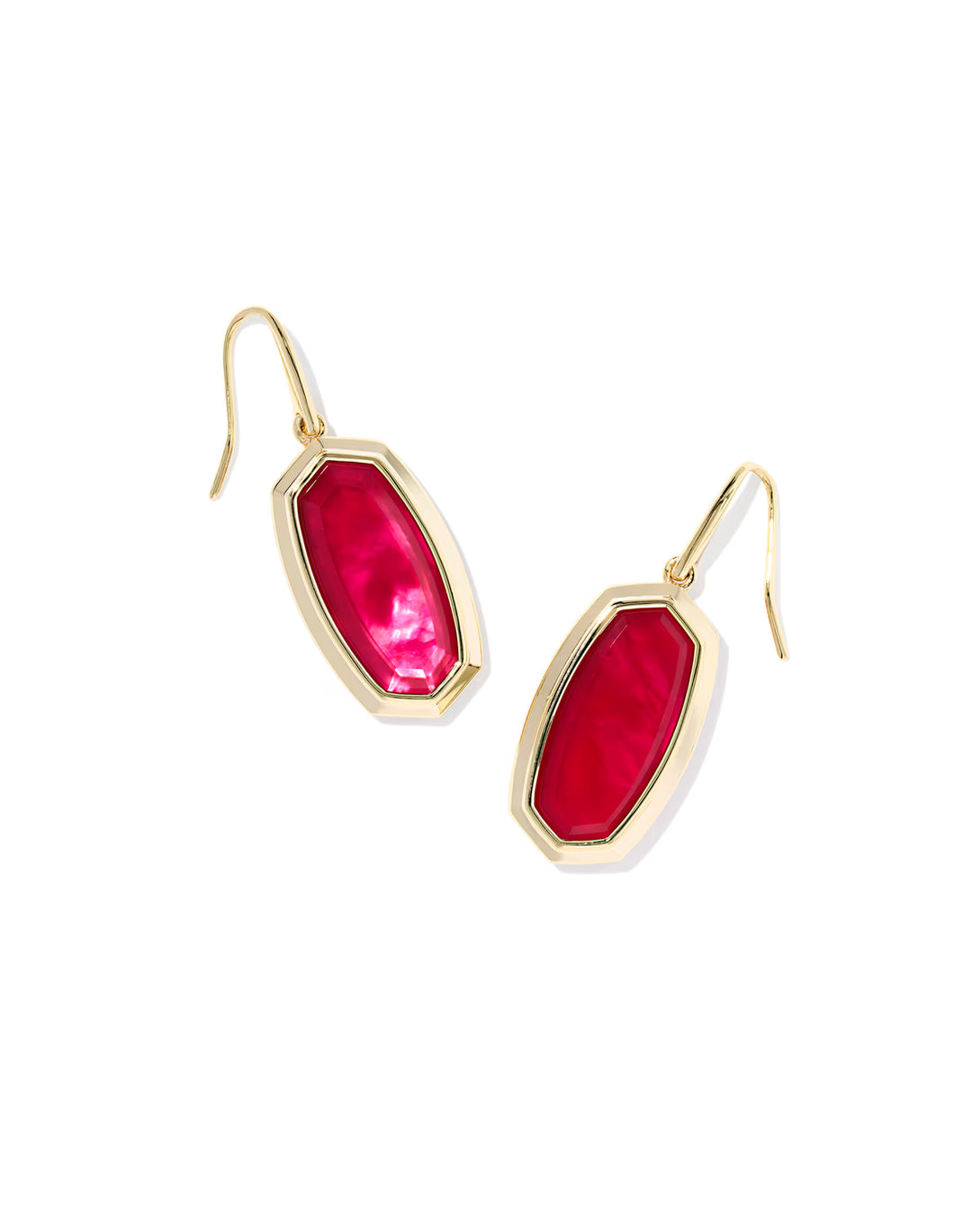 Dani Bezel Drop Earrings