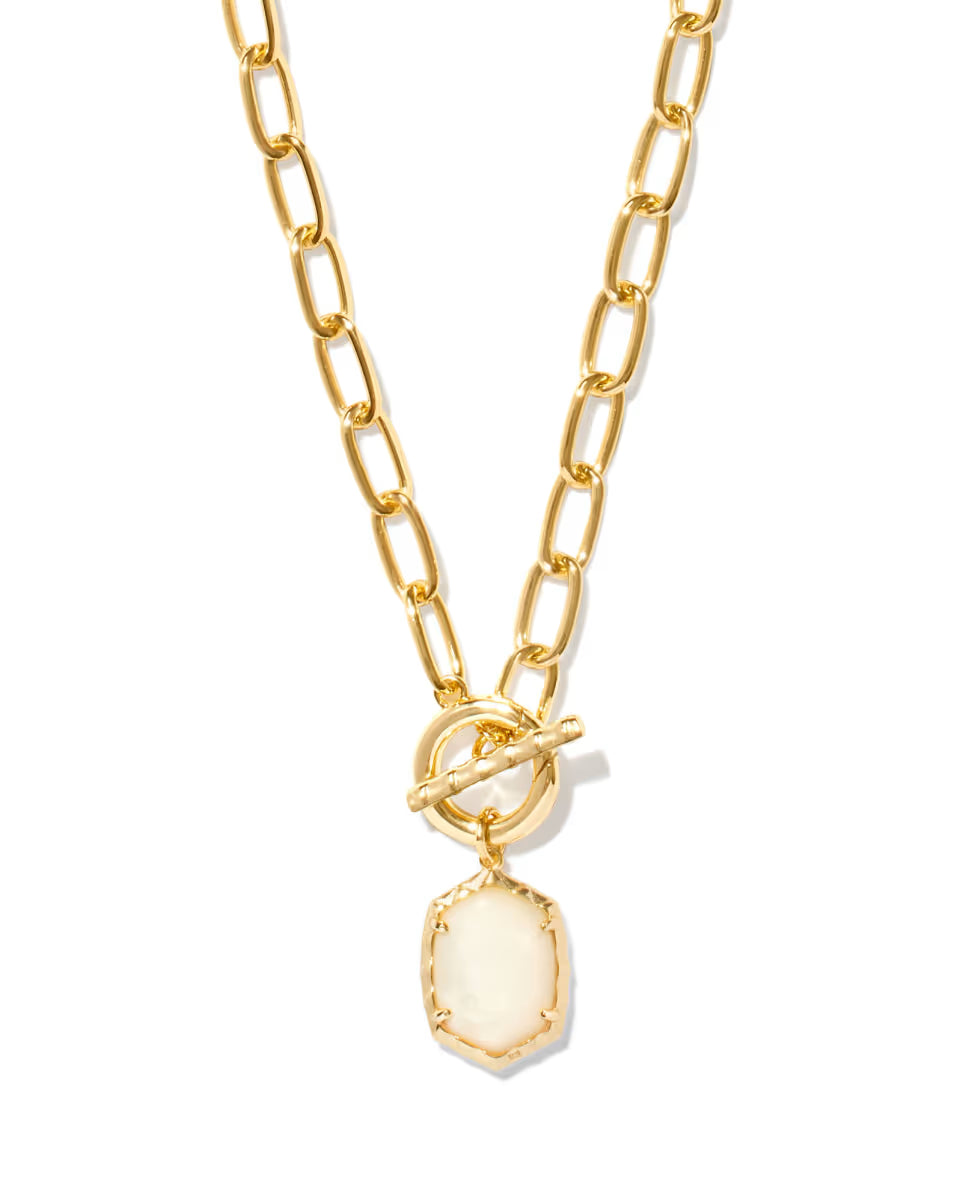 Daphne Gold Link and Chain Necklace