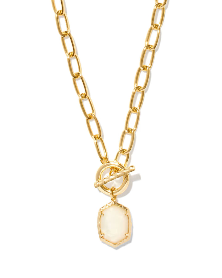 Daphne Gold Link and Chain Necklace