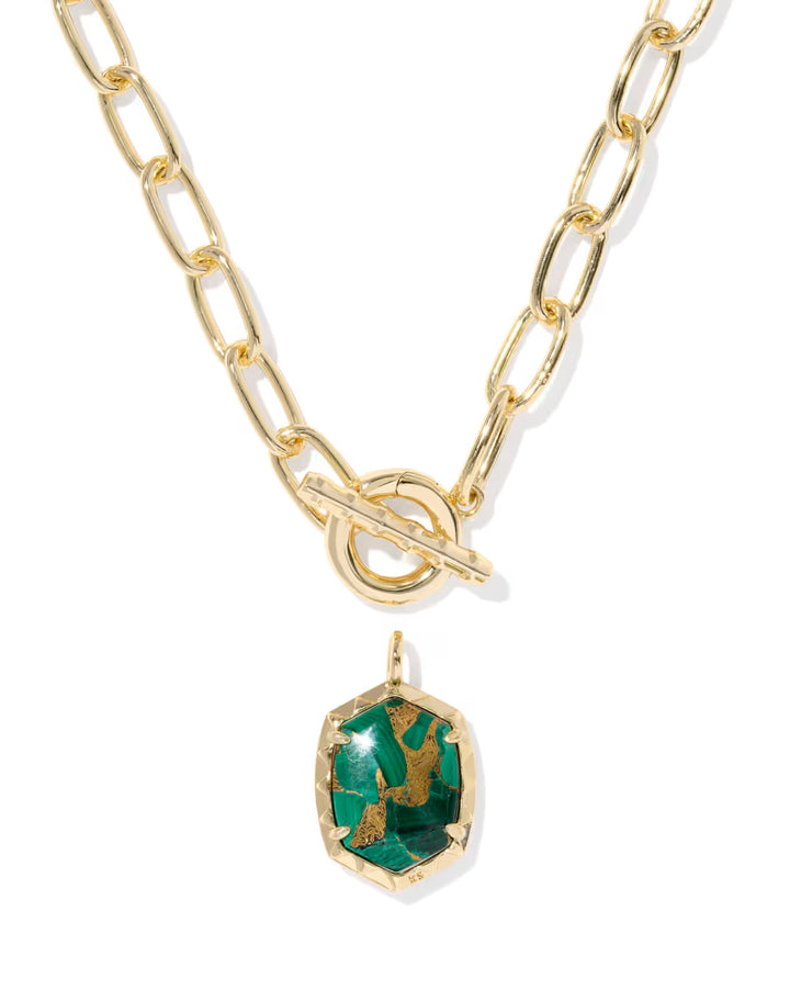 Daphne Gold Link and Chain Necklace