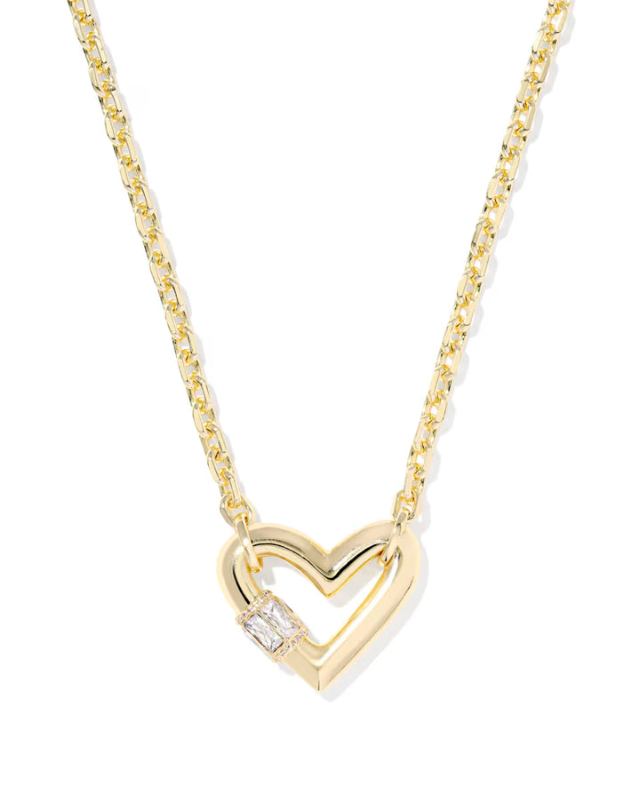 Emery Heart Short Pendant Necklace