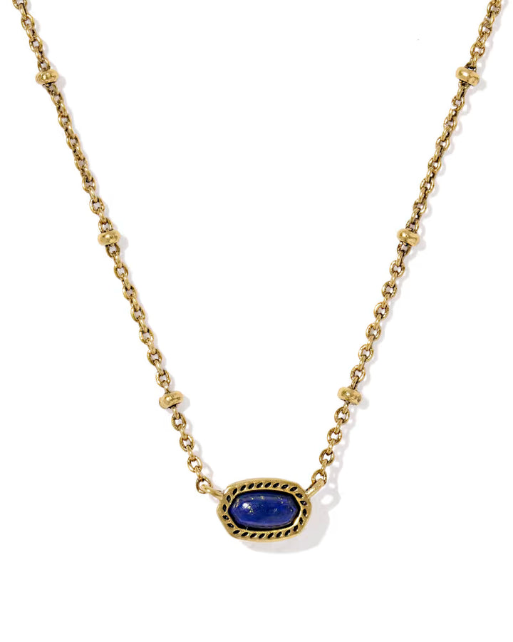 Mini Elisa Vintage Satellite Short Pendant Necklace