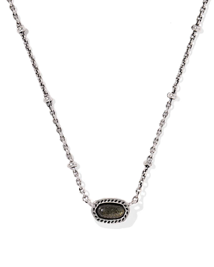 Mini Elisa Vintage Satellite Short Pendant Necklace