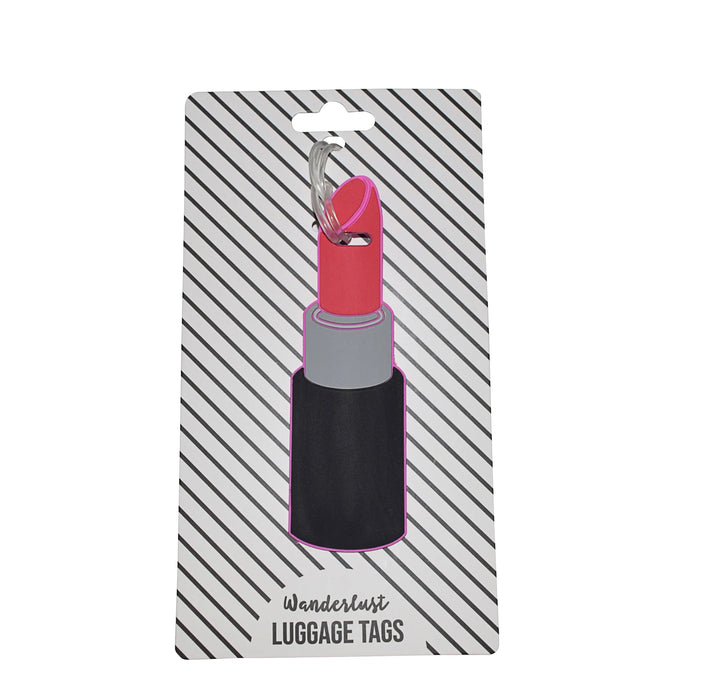Silicone Lipstick Luggage Tag