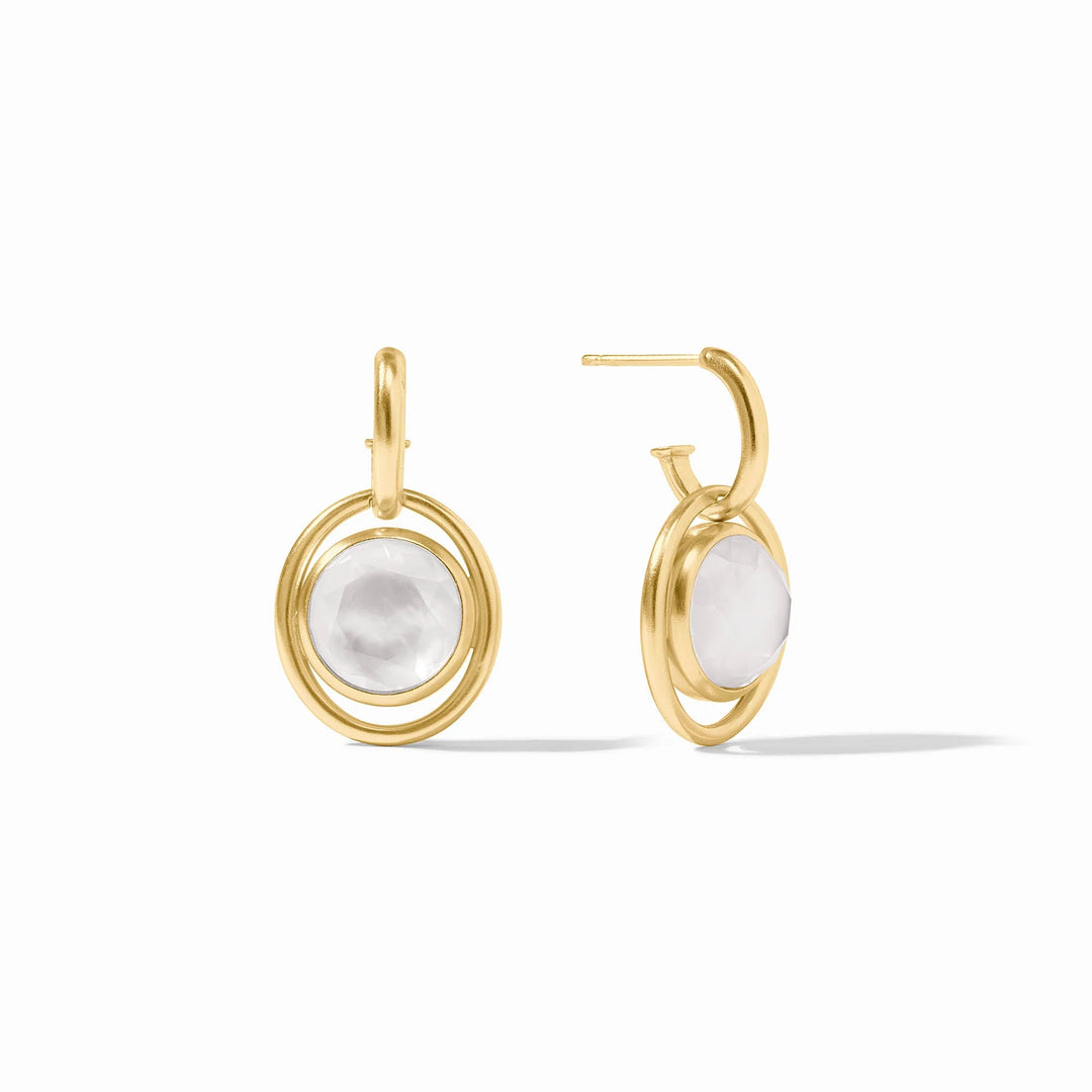 Julie Vos Laguna Hoop & Charm Earring