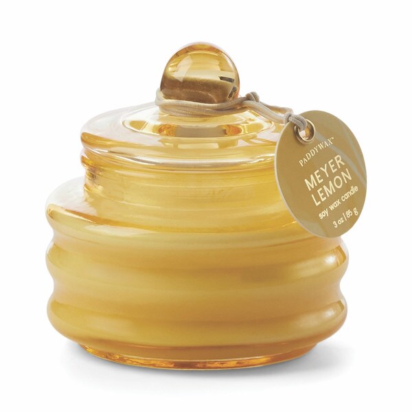 Beam 3 oz. Yellow Glass with Lid - Meyer Lemon