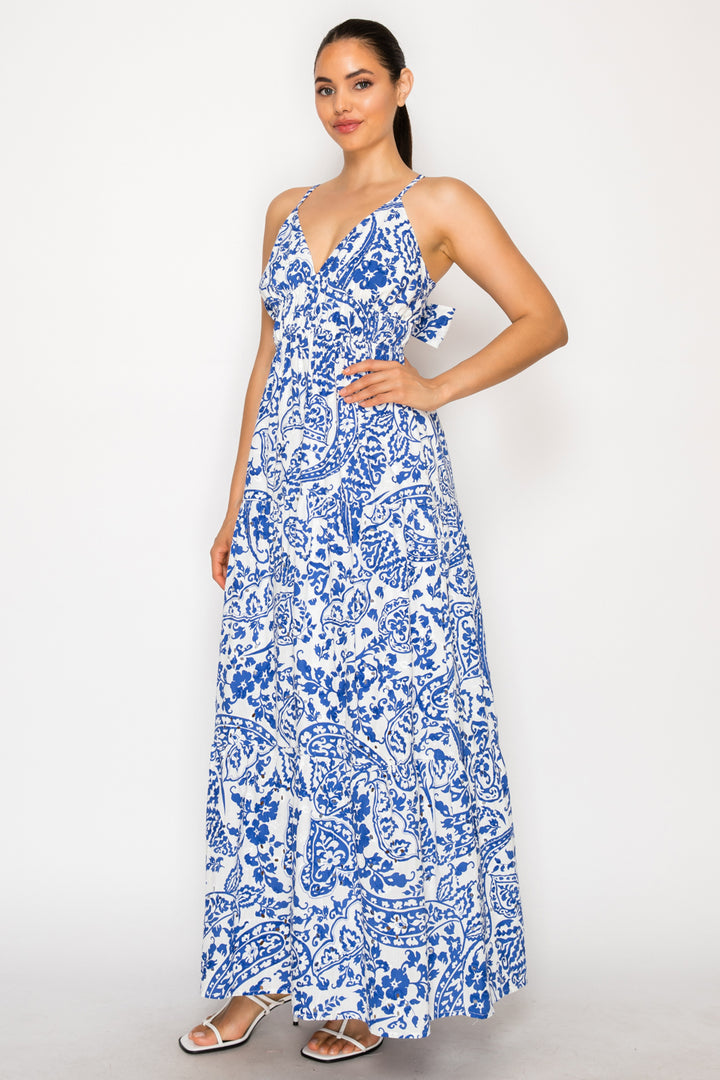 SAPHIRE REVERIE MAXI DRESS