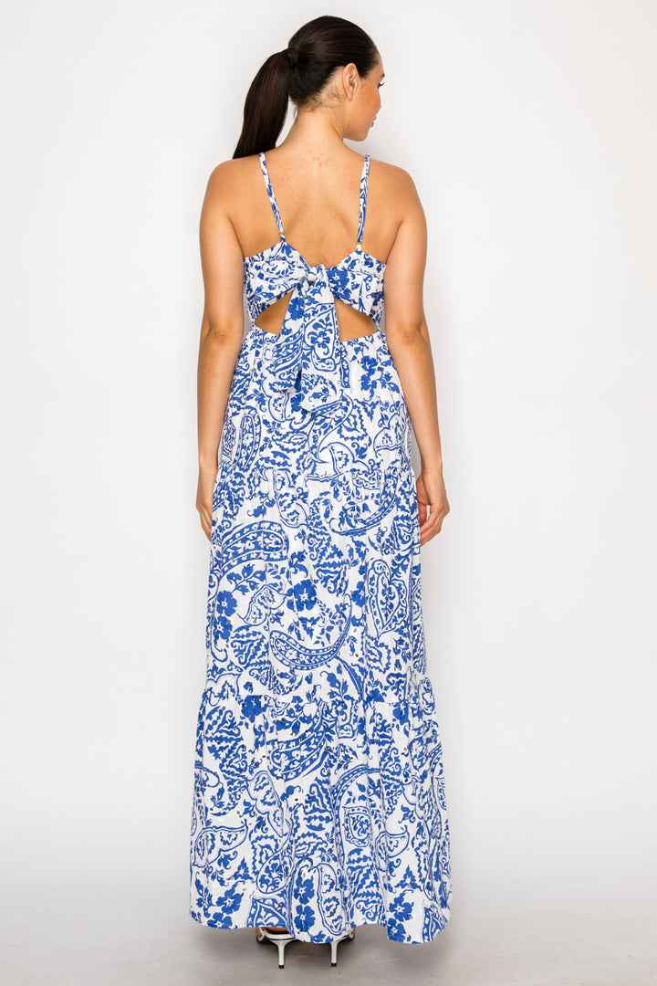 SAPHIRE REVERIE MAXI DRESS