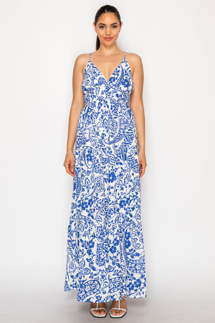 SAPHIRE REVERIE MAXI DRESS