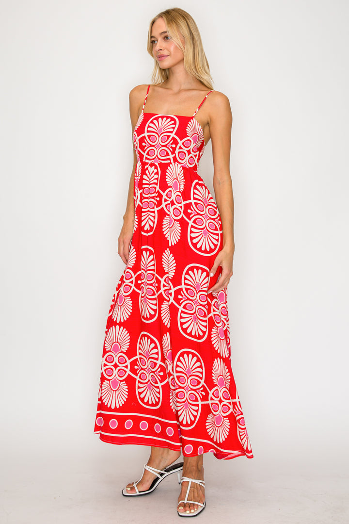 FESTIVAL MEDALLION MAXI DRESS