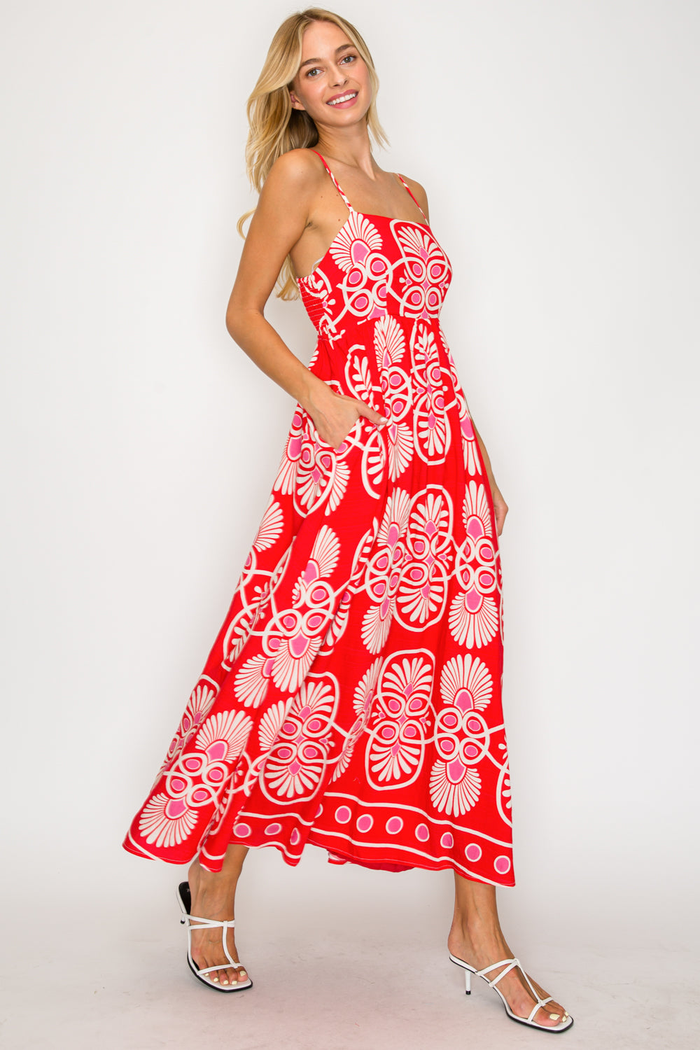 FESTIVAL MEDALLION MAXI DRESS