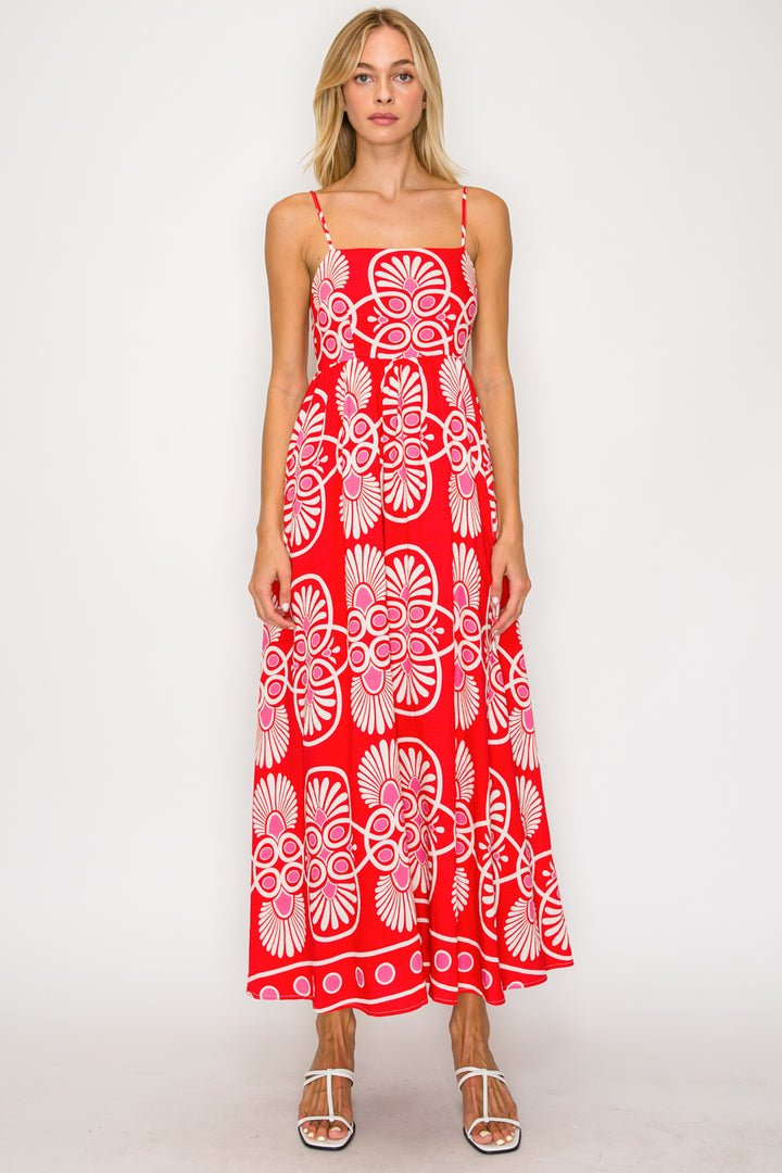 FESTIVAL MEDALLION MAXI DRESS