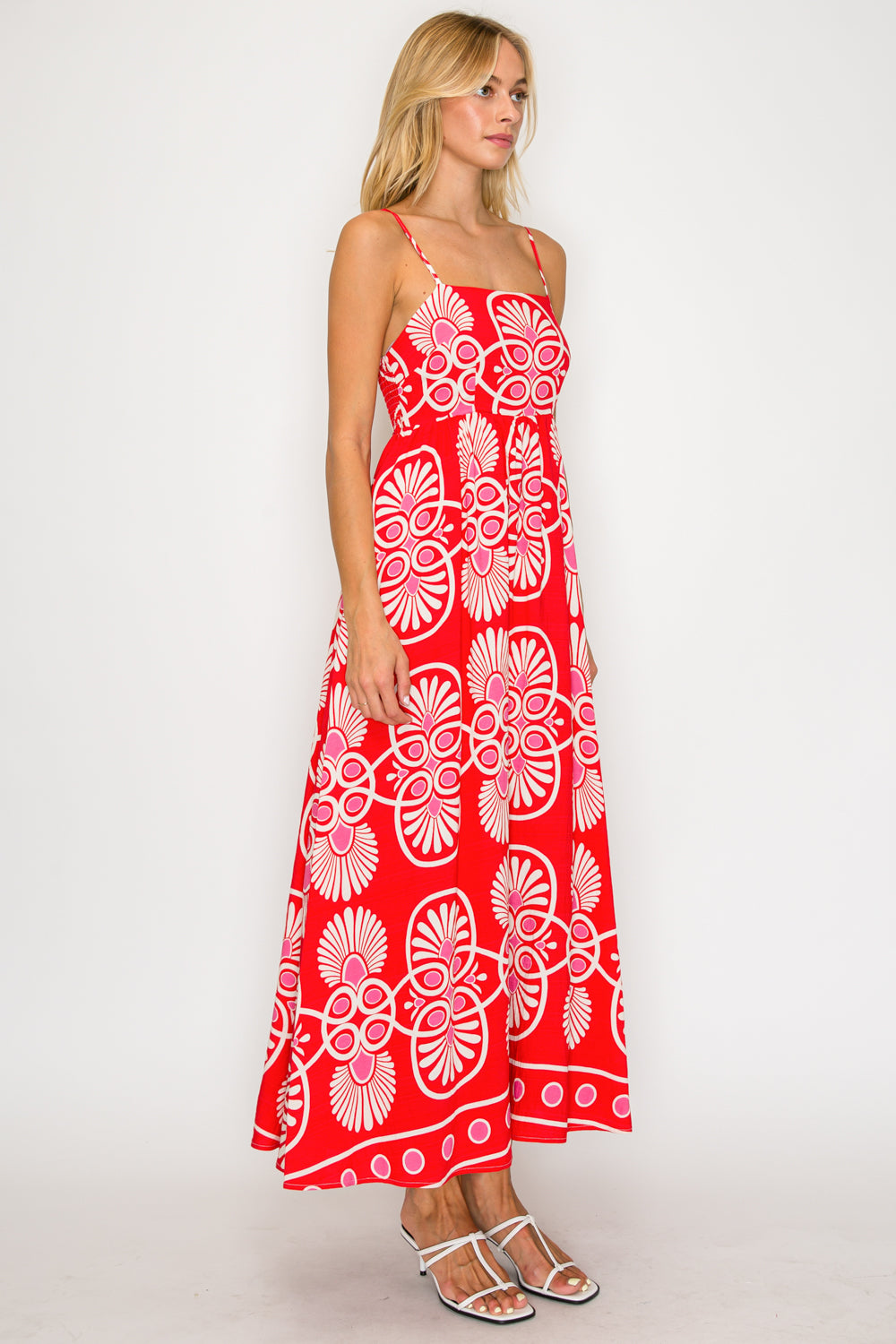 FESTIVAL MEDALLION MAXI DRESS