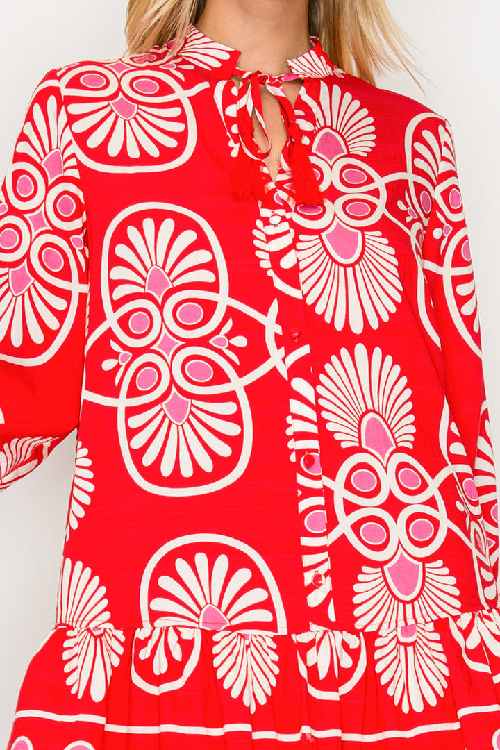 FESTIVAL MEDALLION SHORT DRESS