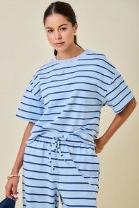 Striped Boxy Top