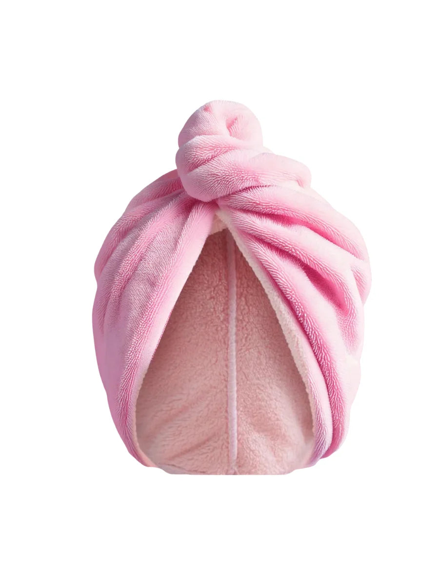 Musee | Pink Towel Hair Wrap