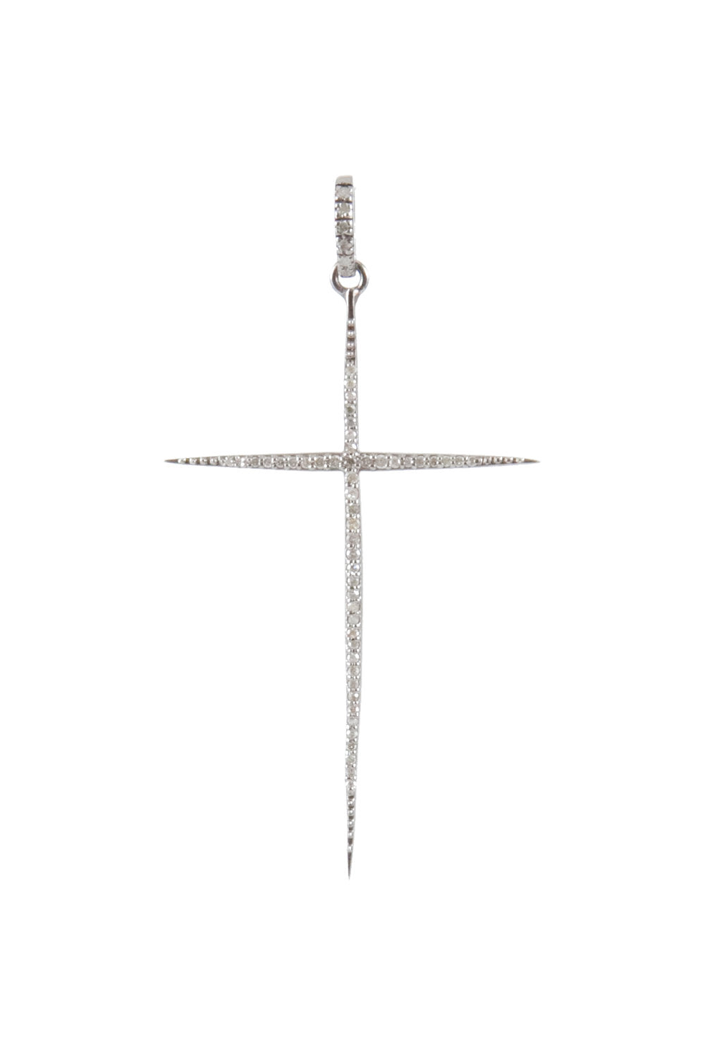 Harvest Jewels Pave Pointy Cross