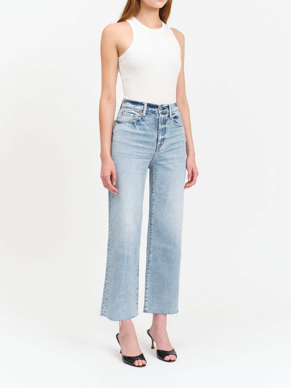 PLEASER HIGH RISE WIDE ANKLE