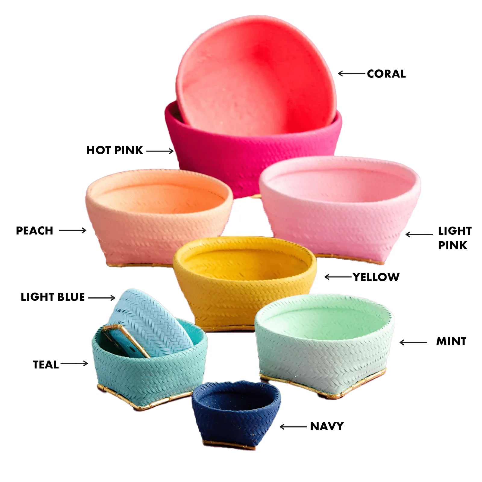 Rainbow Basket - 9 Color Options