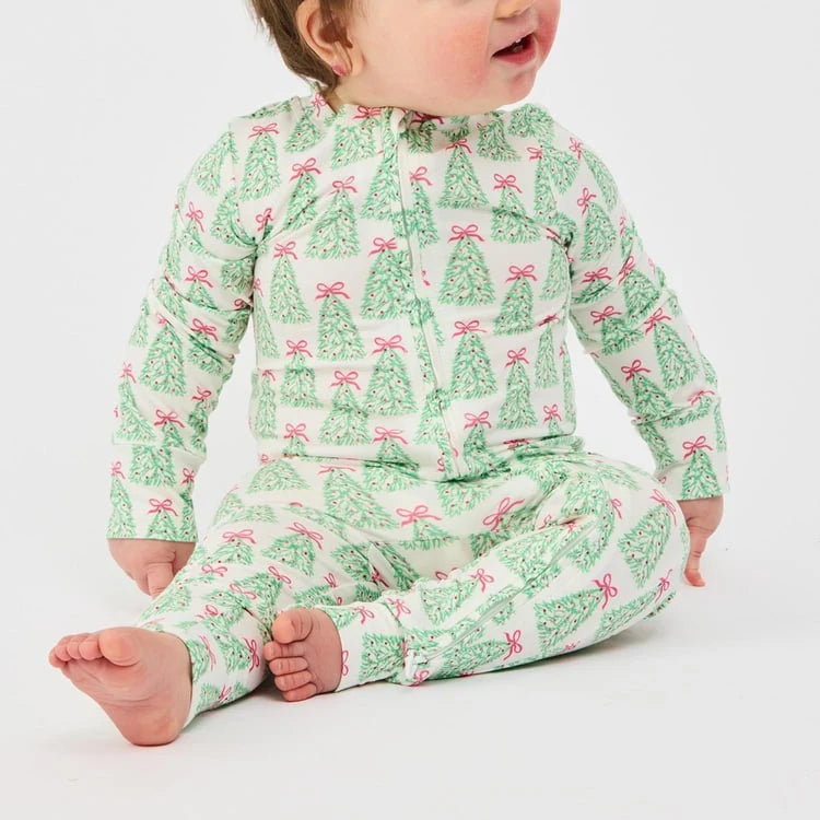 Baby PJ Onsie - Rosy Woodlands