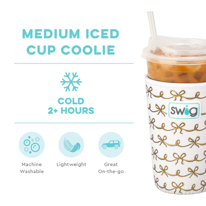 PRETTY IN PEARL Medium Iced Cup Coolie