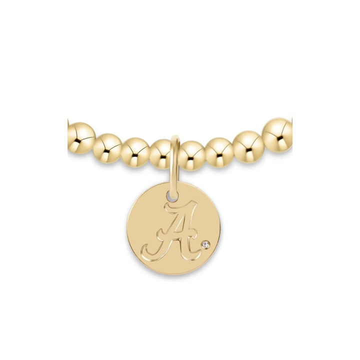 Enewton Ecollegiate Classic Gold 3MM Bracelet - Alabama