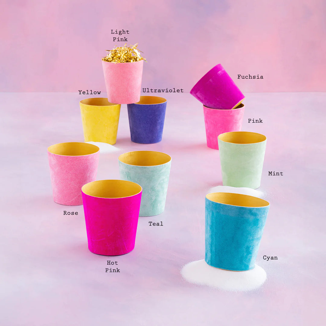 Glitterville Patisserie Flocked Containers