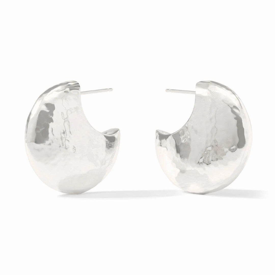 Julie Vos Solara Silver Hoop