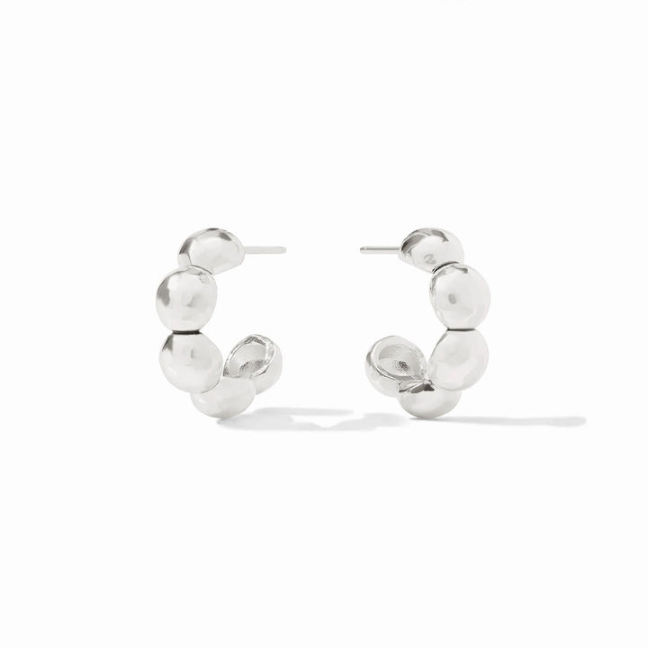 Julie Vos Solara Nova Silver Hoop