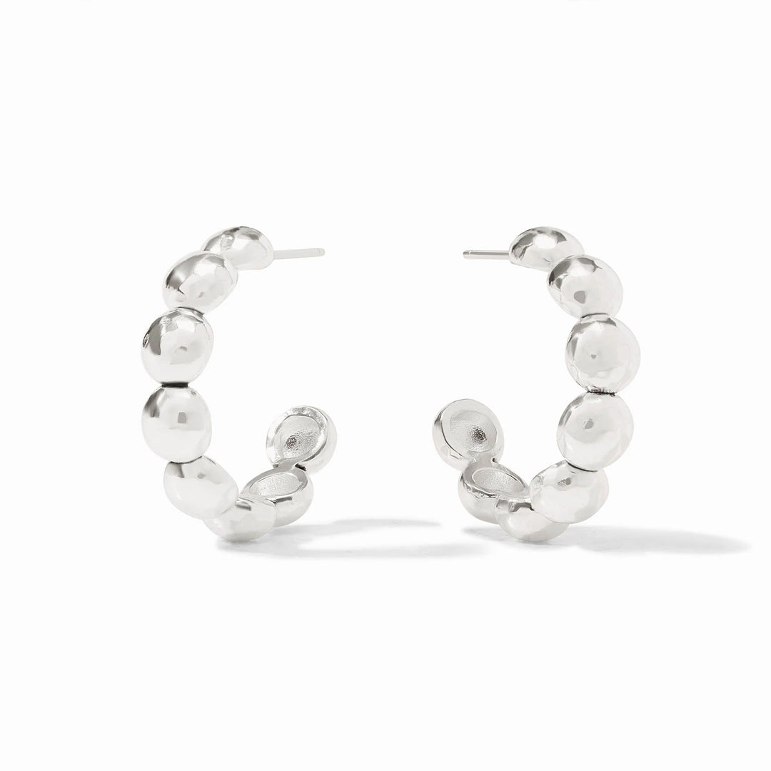 Julie Vos Solara Nova Silver Hoop