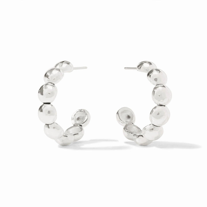 Julie Vos Solara Nova Silver Hoop