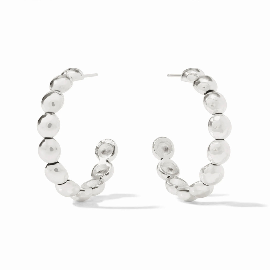 Julie Vos Solara Nova Silver Hoop