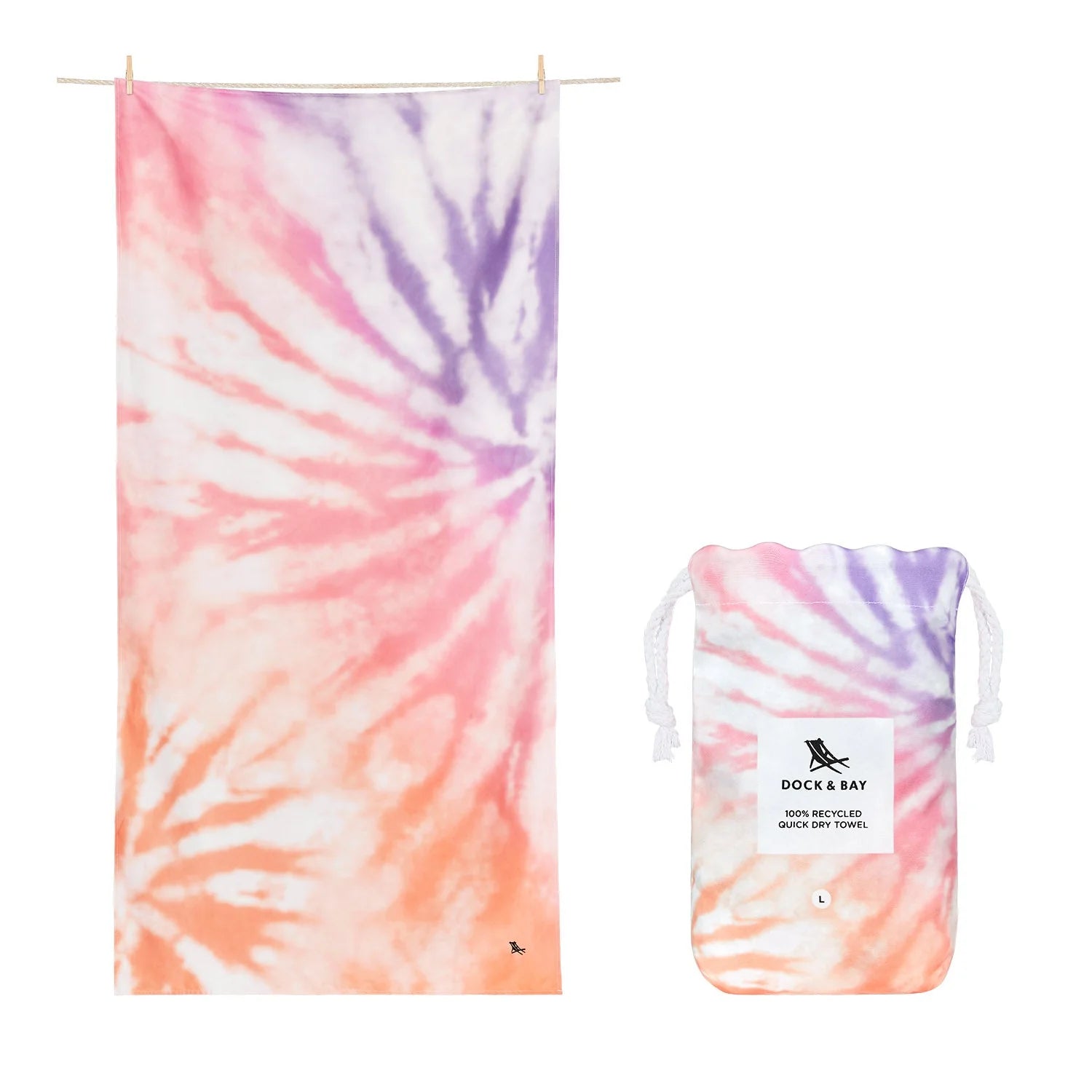Dock & Bay Ember Afterglow Quick Dry Towel
