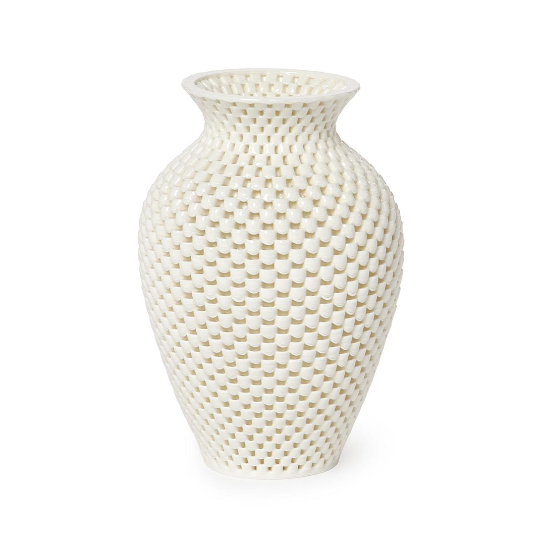 Two's Company 8" Filigree Vase