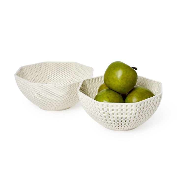 Two's Company Filigree Lattice Bowl