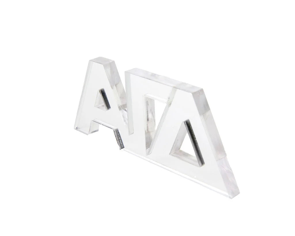Sorority Acrylic Shelf Letters