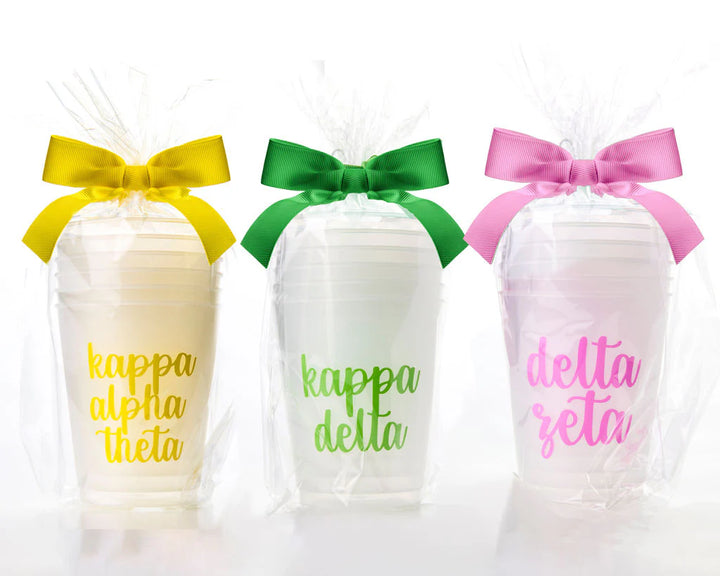 Sorority Cups Set of 6
