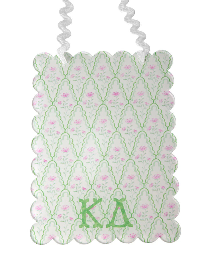 Sorority Acrylic Memo Board with Ric-Rac Bow