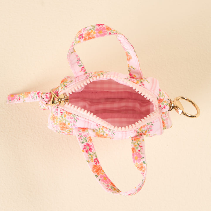 Itty Bitty Duffle Bag Charm Petal Parade