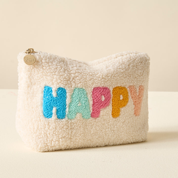 Teddy Pouch-Happy