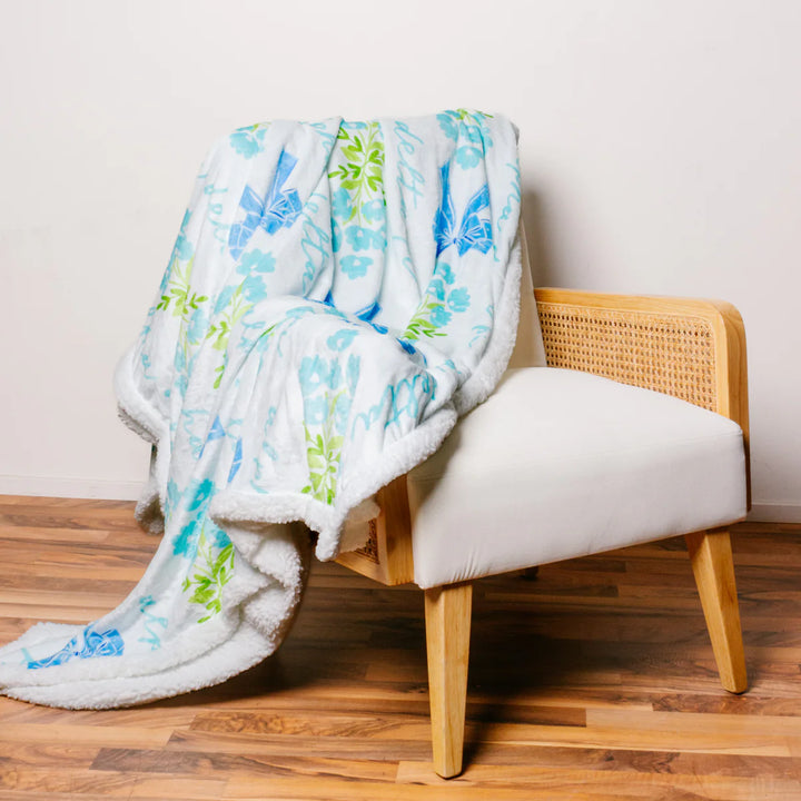 Sorority Plush Sherpa Blanket